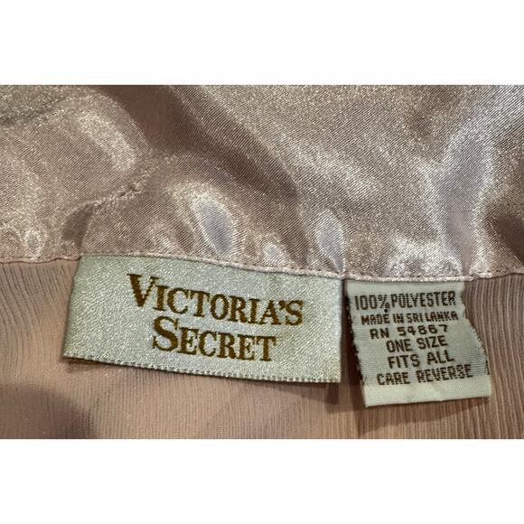 VICTORIA'S SECRET Gold Label Petal Pink Kimono Robe One Size Fits All - Picture 5 of 6